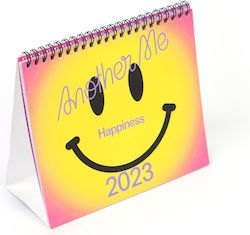 Annual Spiral Desktop Diary 2023 17x19cm