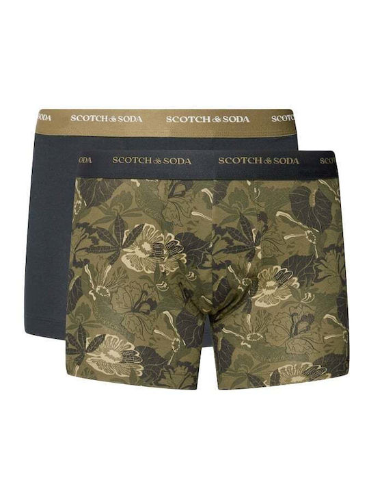 Scotch & Soda Iconic Aop Ανδρικά Μποξεράκια Bla...