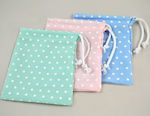 Fabric Pouch for Gift White