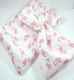 Fabric Pouch for Gift Pink 13x20cm.