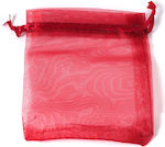 Fabric Pouch for Gift Red 12x10x12cm. 100pcs