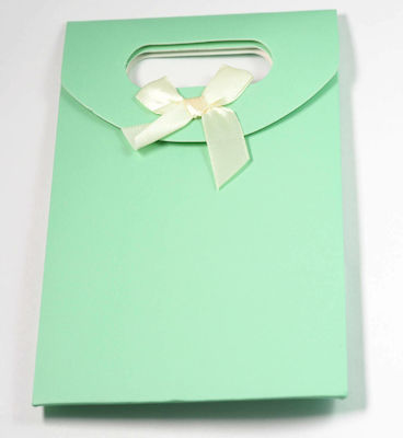 Paper Box for Gift Green 12.3x16.3cm.