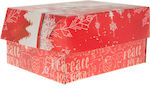 Paper Christmas Box for Gift Red