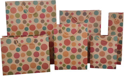 Ankor Paper Bag for Gift Brown 7x24cm.