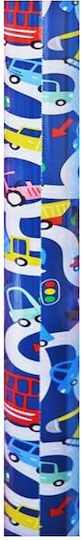 Clairefontaine Wrapping Paper for Gift with Theme "Disney Cars" Blue 2x7cm.