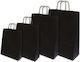 Ang Paper Paper Bag for Gift Black 25x12x35cm.