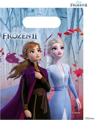 Procos Plastic Bag for Gift with Theme "Frozen" Multicolored 6pcs