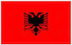 Флаг на Албания Полиестер за Kontari 150x100см