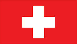 Polyester Perforated Flag of Switzerland 100x70cm