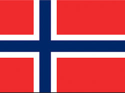 Flagge Norwegens Polyester 100x70cm