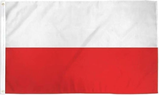 Flag of Poland Polyester Perforated 100x70cm