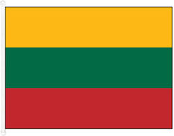 Polyester Flag of Lithuania 100x70cm