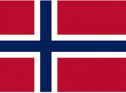 Flagge Norwegens 75x50cm