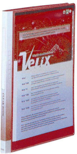Comix Clipboard Flexible with 30 plastic sleeves Slides for Paper A4 Pink 1pcs