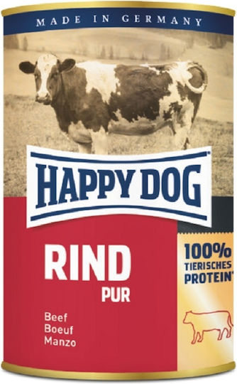 Happy Dog Υγρή Τροφή Σκύλων σε Κονσέρβα με Βοδινό χωρίς Σιτηρά 400gr