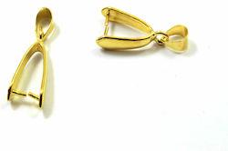 Metallic Link for Jewelry Gold 2.5x0.6cm.