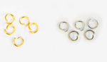 Metallic Link for Jewelry Gold Thickness 8mm.