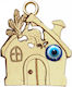 Tatu Moyo Charms Metallic Pendant Motif for Jewelry Gold in Shape Eye 4.5x4cm. Set 10pcs