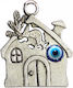Tatu Moyo Charms Metallic Pendant Motif for Jewelry in Shape Eye 4.5x4cm. Set 10pcs