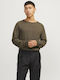 Long Sleeve Sweater Olive Green