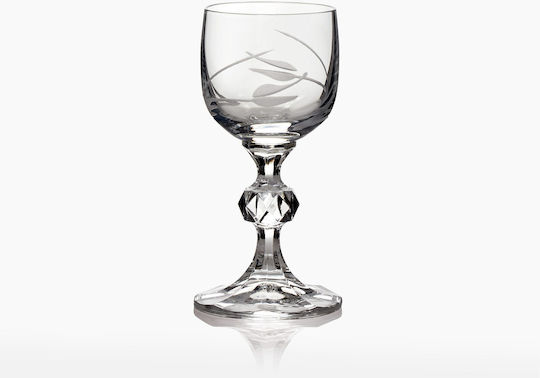 Crystalite Bohemia Set Gläser Likör/Ouzo aus Kristall Mit Stiel 50ml 6Stück