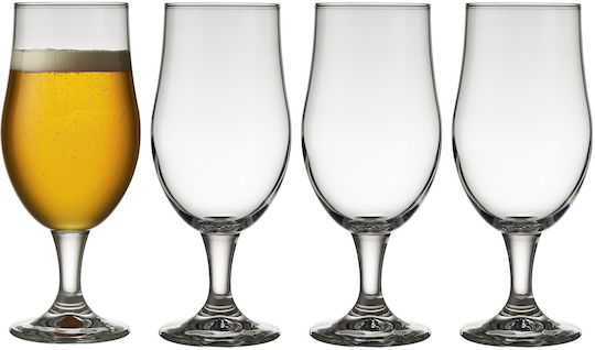 Lyngby Glass Set Beer, μπίρας made of Glass 490ml 4pcs