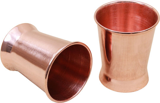 Glass Water made of Copper in Rose Gold Color 400ml