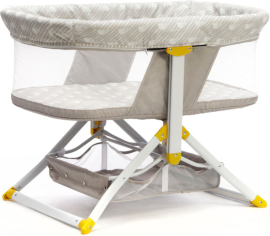 Giordani Wiege Sleep&Go mit Matratze und Rädern Ecru