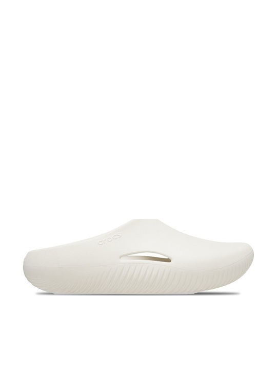 Crocs Mellow Ανατομικά Σαμπό Λευκά