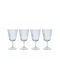 Laura Ashley Set Gläser Wasser aus Glas Green 380ml 4Stück