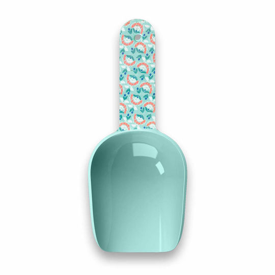 Tarhong Pet Scoop Aqua Πλαστικό Μπολ Φαγητού & Νερού για Σκύλο & Γάτα σε Γαλάζιο Χρώμα