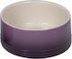 Nobby Ceramică Bol Mâncare & Apă pentru Câine & Pisică 550ml 15cm în Culoare Violet