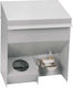 Copele Automat Galvanizați Hranitoare pentru Câine 20lt în Culoare Gri