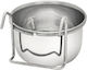 Copele Stainless Steel Bowl Food & Water for Dog 600ml 12.5cm in Silver Color