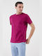 Fynch Hatton T-shirt Bărbătesc cu Mânecă Scurtă Violet