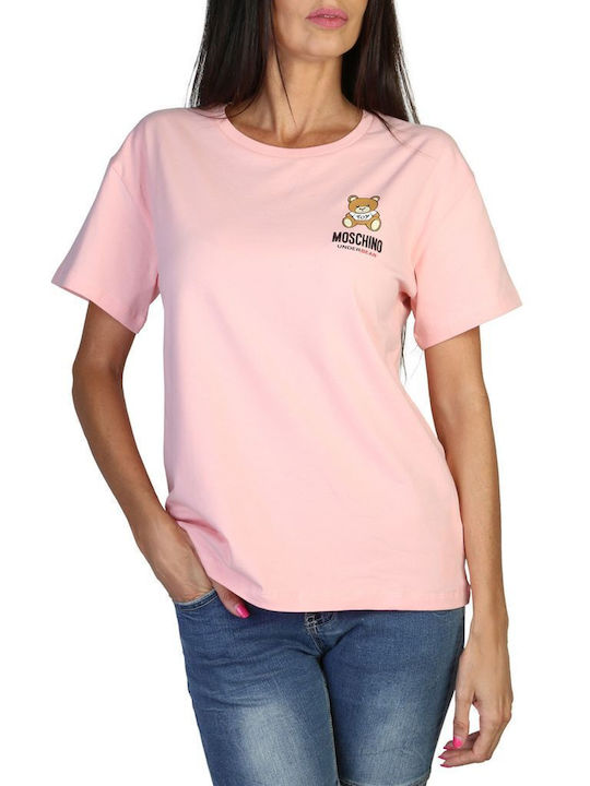 Moschino Damen T-shirt Rosa