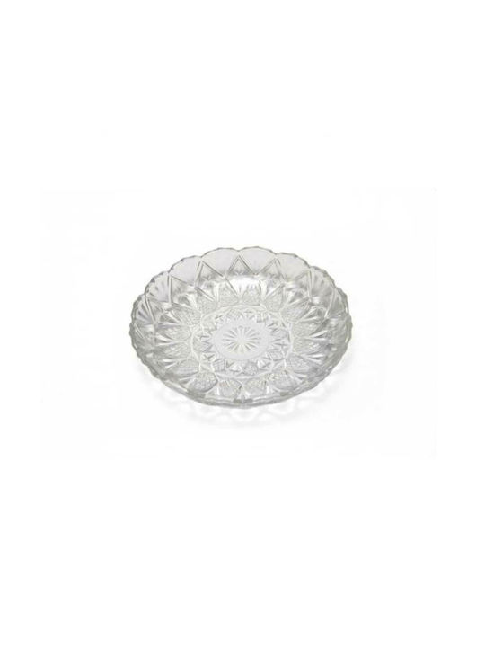 Glass Desert Plate Transparent