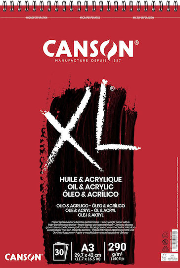 Canson Μπλοκ Σχεδίου XL Oil A3 29.7x42cm