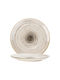 Porline Porselen Plate Shallow made of Porcelain Multicolour with Diameter 27cm