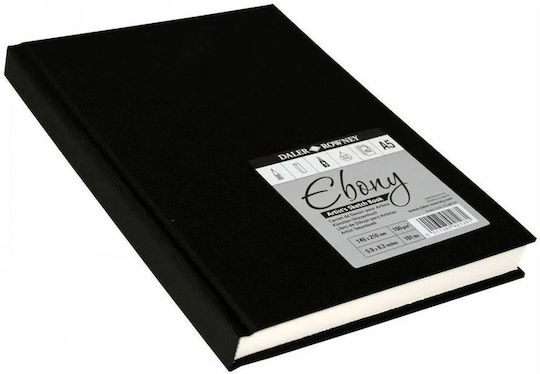 Daler Rowney Sketch Pad Sketchbook EBONY HARDBOUND