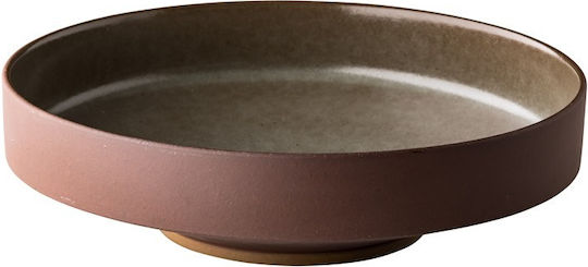 Authentic Πιάτο Ρηχό από Πορσελάνη Καφέ με Διάμετρο 30cm 4τμχ