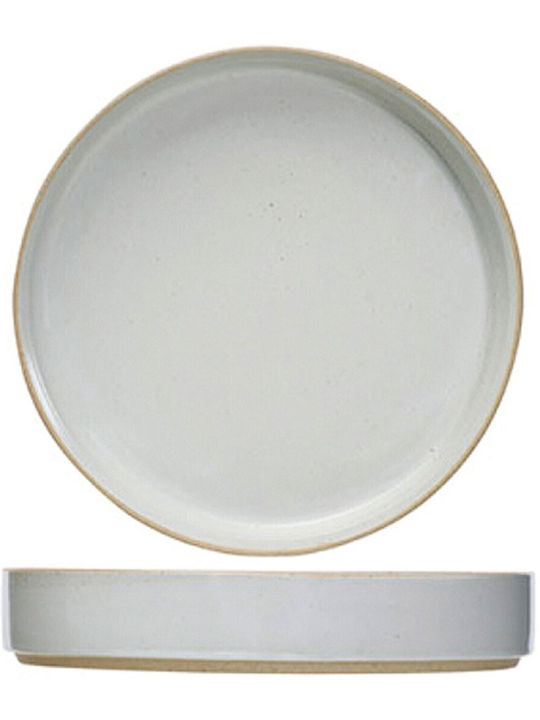 Cosy & Trendy Teller Suppe aus Porzellan Weiß mit Durchmesser 23.5cm