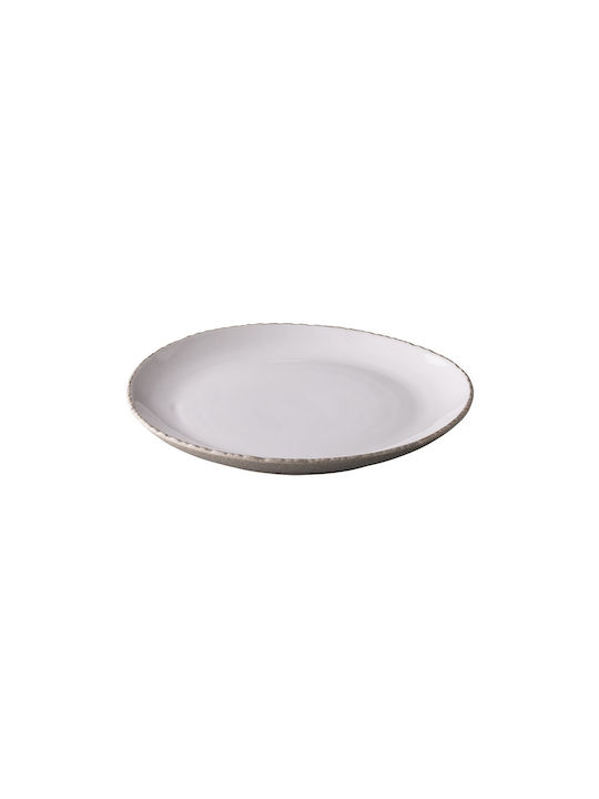 Stylepoint Plate Shallow made of Porcelain Gray with Diameter 29cm 6pcs