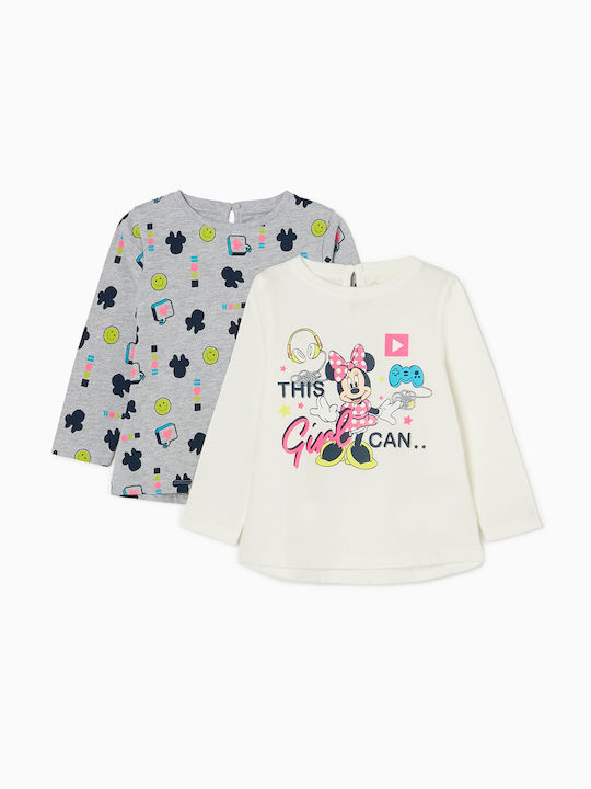 Zippy Set of Kids Blouses Ecru 2