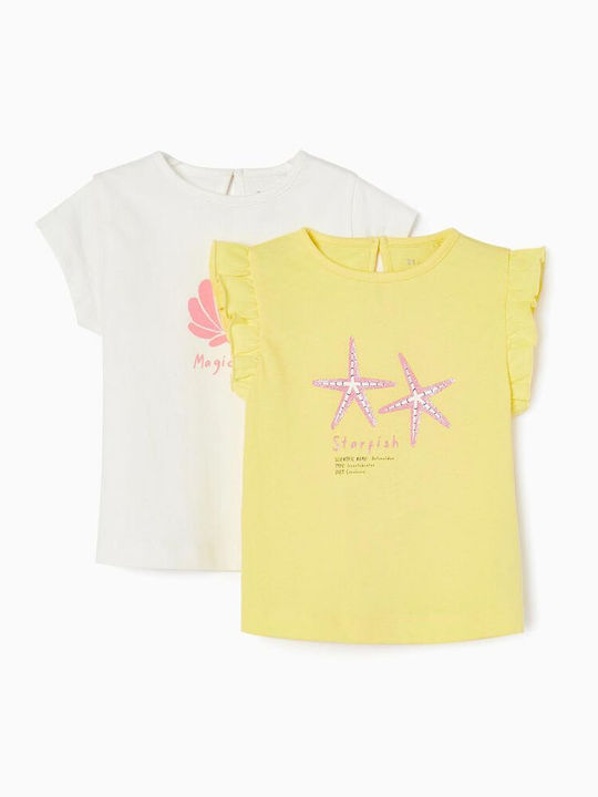 Zippy Set of Kids Blouses Yellow 2