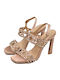 Stoff Sandalen Rosa