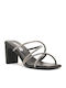 Din piele Sandale Negre