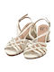Leder Sandalen Weiß