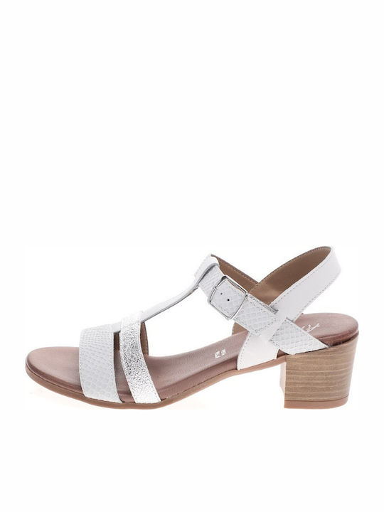 Arianna Din piele Sandale Albe
