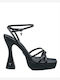Godess Damen Sandalen Schwarz